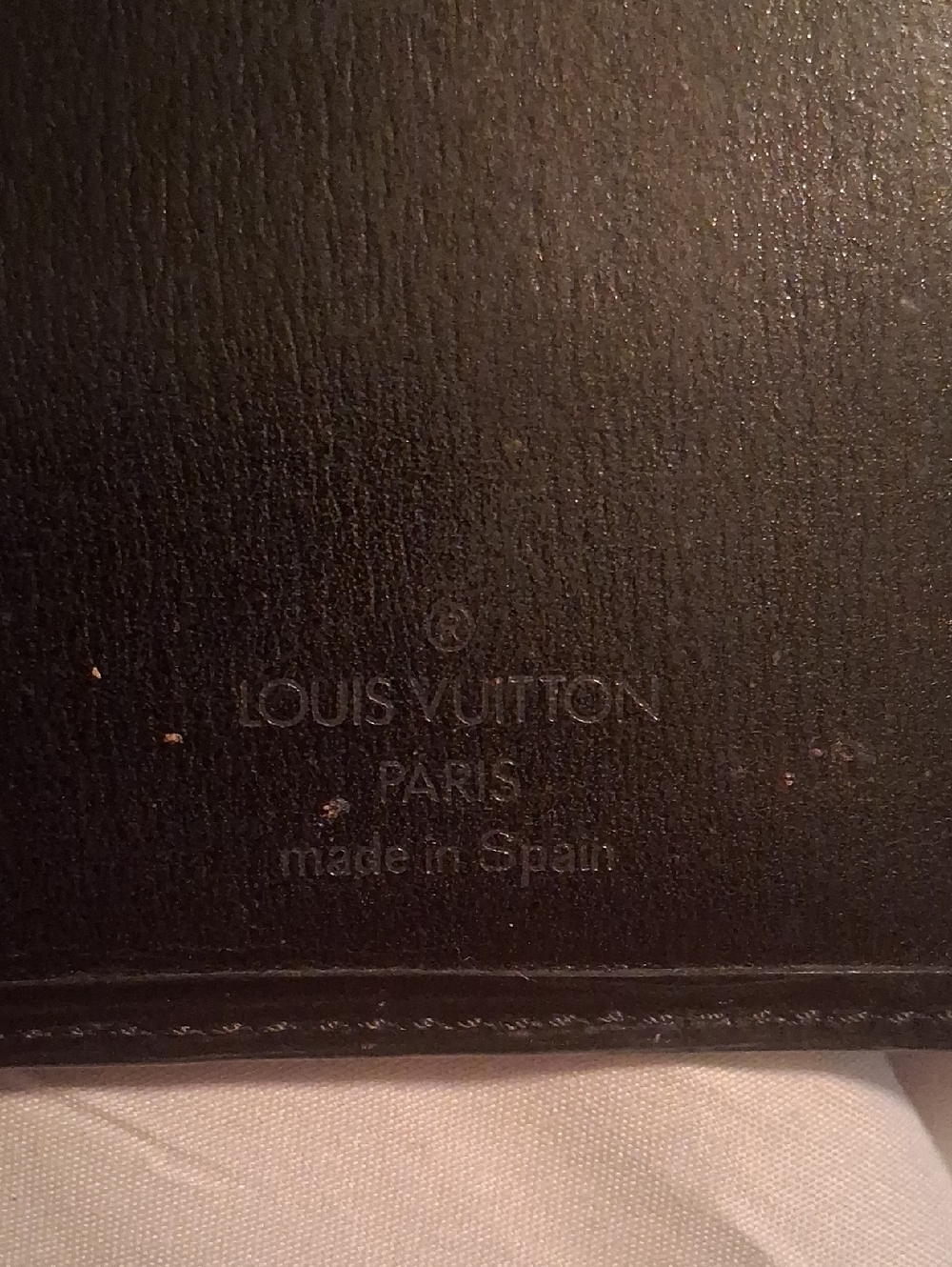 LV Louis Vuitton Black Epi Leather Long Wallet - Picture 6 of 8